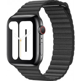HiC Ремінець  for Apple Watch 41/40/38mm - Leather Loop Band Black