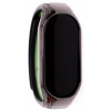 Climber Ремінець  for Xiaomi Mi Band 7 - Luminous Metal Case plus two-color TPU Black green - зображення 1