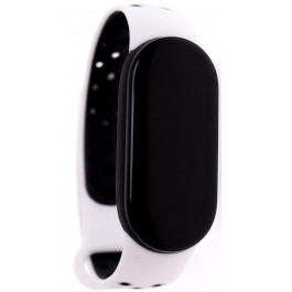 Climber Ремінець  for Xiaomi Mi Band 7 - Silicone Two-color White black
