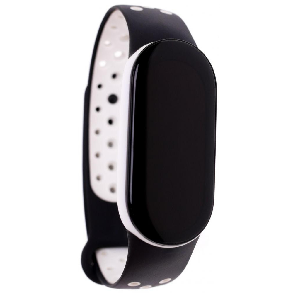 Climber Ремінець  for Xiaomi Mi Band 5/6 - Nike Black white - зображення 1