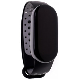 Climber Ремінець  for Xiaomi Mi Band 7 -  Silicone Two-color Black grey