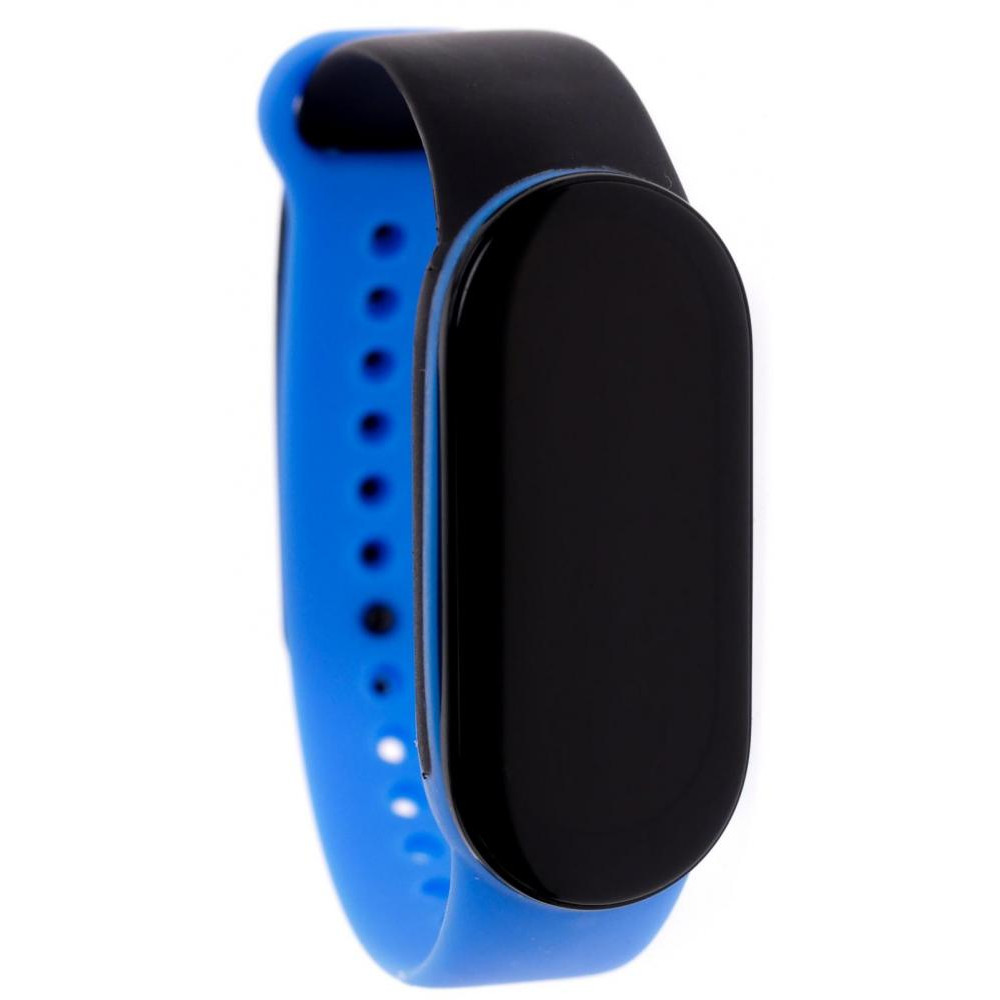 Climber Ремінець  for Xiaomi Mi Band 5/6 - Contrasting color Black blue - зображення 1