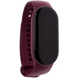 Climber Ремінець  for Xiaomi Mi Band 5/6 - Silicone Solid Burgundy