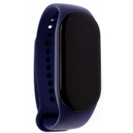 Climber Ремінець  for Xiaomi Mi Band 7 - Silicone Solid Wristbandr Midnight blue