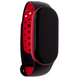 Climber Ремінець  for Xiaomi Mi Band 5/6 - Nike Black red
