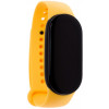 Climber Ремінець  for Xiaomi Mi Band 5/6 Silicone Two-color Black yellow - зображення 1