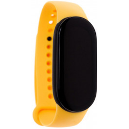 Climber Ремінець  for Xiaomi Mi Band 5/6 Silicone Two-color Black yellow