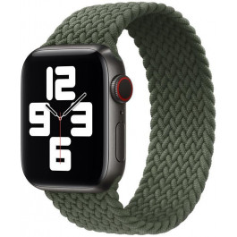 HiC Ремінець  for Apple Watch 41/40/38mm - Braided Solo Loop Inverness Green - Size M