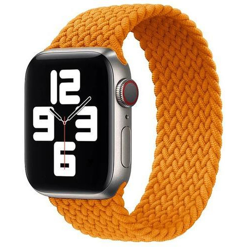 HiC Ремінець  for Apple Watch 44/42mm - Braided Solo Loop California Poppy - Size M - зображення 1