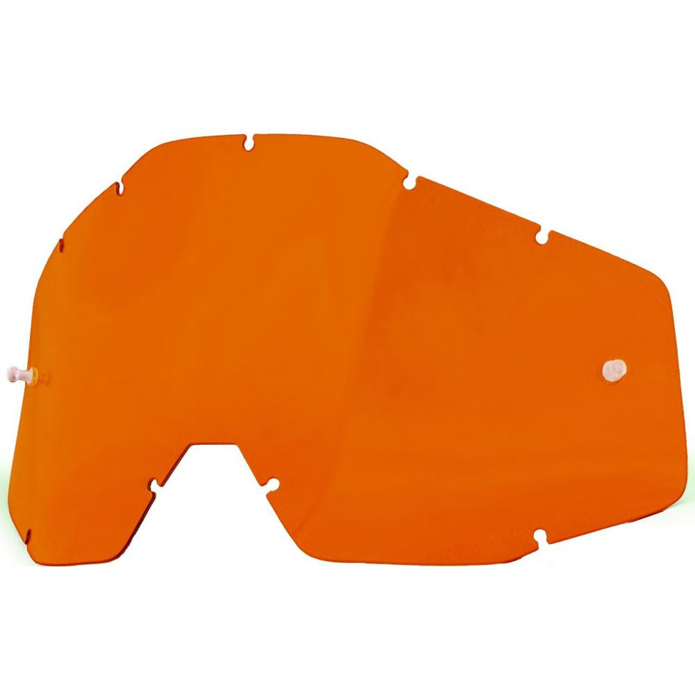Ride 100% Линза к очкам 100% RC/AC/ST Replacement Lens Anti-Fog - Orange, Colored Lens - зображення 1