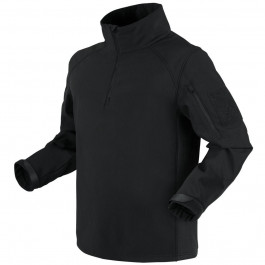   Condor Бойова софтшелл сорочка Condor PATROL QUARTER-ZIP SOFT SHELL 101185 Medium, Чорний