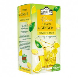 Ahmad Tea Чай  трав'яний з лимоном та імбиром 20х2 г (54881016803)