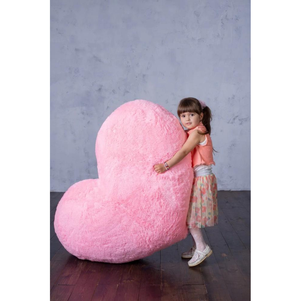 Yarokuz Мягкая игрушка  подушка "Сердце" 150 см Розовая (YK0139-heart150-pi) - зображення 1