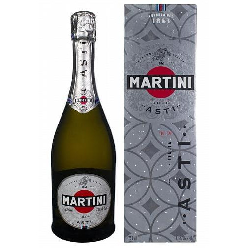 Martini Вино игристое  Asti белое сладкое 0.75 л 7.5% в подарочной упаковке (8000570283607) - зображення 1