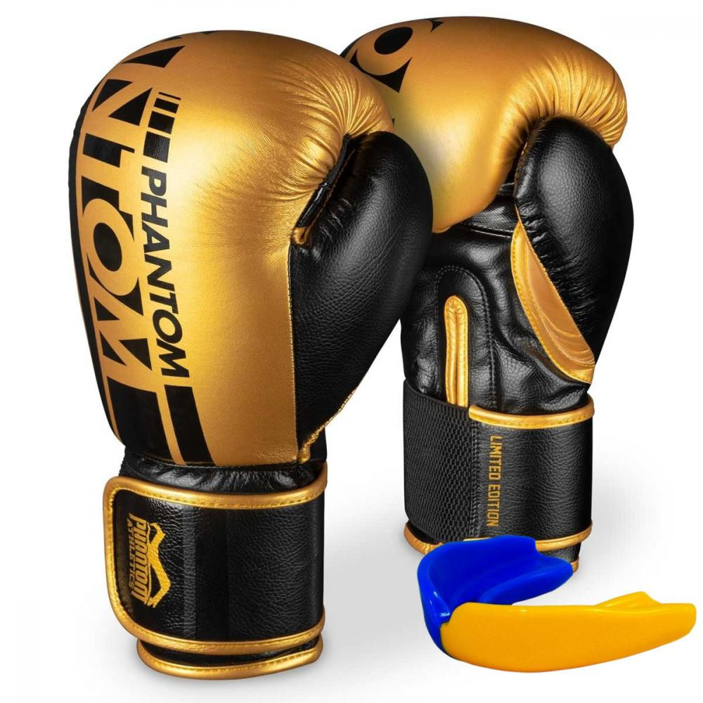 Phantom Athletics Боксерські рукавиці Apex Speed 16oz Gold (PHBG2215-16) - зображення 1