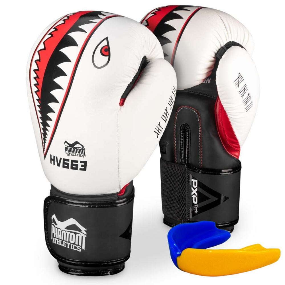 Phantom Athletics Боксерські рукавиці Fight Squad 10oz White (PHBG2218-10) - зображення 1