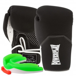 PowerPlay Боксерские перчатки 3011 16oz Black/White (PP_3011_16oz_Bl/White)