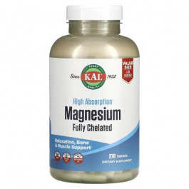 KAL High Absorption Magnesium Fully Chelated 270 таблеток