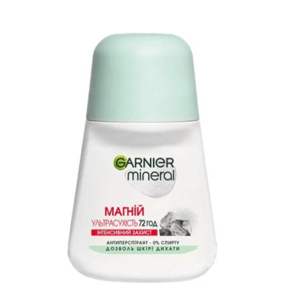 Garnier Антиперспирант  Mineral Магний Ультрасухость Роликовый 50 мл (3600542309943) - зображення 1