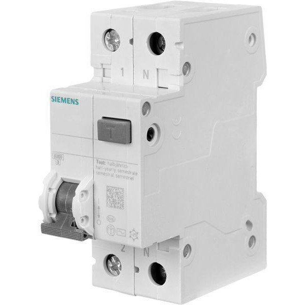Siemens AC, 30mA 1+N-P C16 6kA (5SU1356-1KK16) - зображення 1