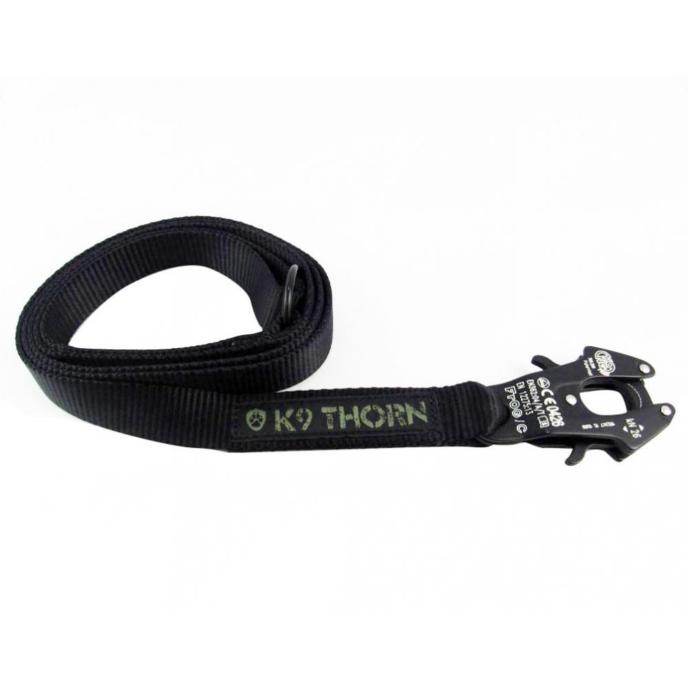 K9 Thorn Kong Frog чорний повідець - 100 см (0108/16 BLK-M) - зображення 1