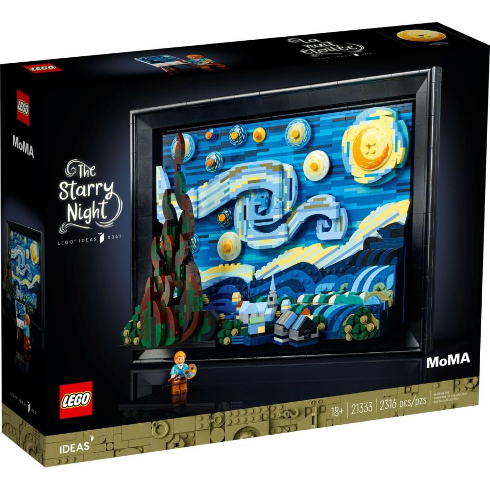 LEGO Винсент Ван Гог - Звездная ночь (21333) - зображення 1