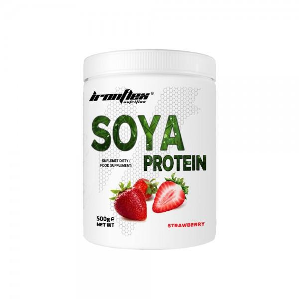 IronFlex Nutrition Soya Protein 500 g /18 servings/ Strawberry - зображення 1