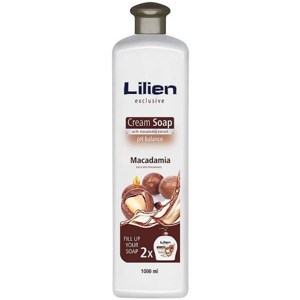 Lilien Рідке крем-мило  Exclusive Macadamia 1 л (8596048004589) - зображення 1