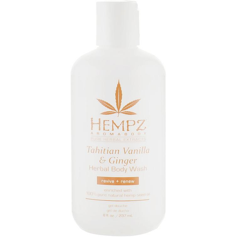 Hempz Гель-крем для душу Таїтянська Ваніль-Імбир  Tahitian Vanilla And Ginger Herbal Body Wash 237 мл - зображення 1