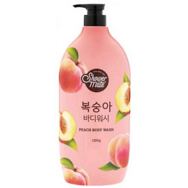 Aekyung Гель для душу з ароматом персика  Shower Mate peach 1200 мл (8801046324776)