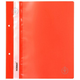 Norma Папка-швидкозшивач  А5 з перфорацією глянцева прозорий верх поліпропілен червона 5264/03040041
