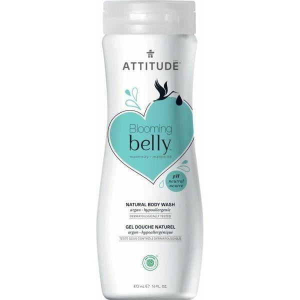 Attitude Гель для миття тіла  Blooming Belly Аргановий з нейтральним pH 473 мл (626232112115) - зображення 1