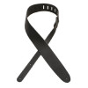 Planet waves PW25L00DX Classic Leather Guitar Strap, Black - зображення 1