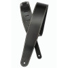 Planet waves PW25LS00DX Classic Leather Guitar Strap with Contrast Stitch Black - зображення 2