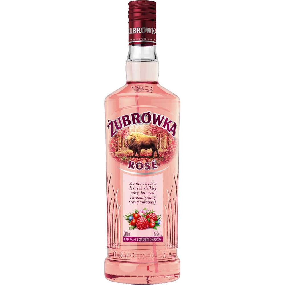 Zubrowka Настойка  Rose, 0.7л 32% (BDA1VD-VZB070-004) - зображення 1