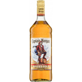 Captain Morgan Алкогольний напій на основі Карибського рому  "Spiced Gold" 1л (BDA1RM-RCM100-008)