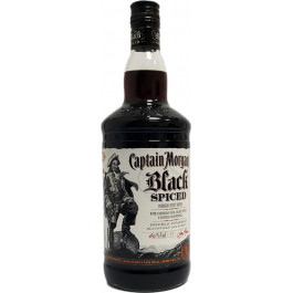 Captain Morgan Алкогольний напій на основі Карибського рому  "Black Spiced" 1л (BDA1RM-RCM100-009)