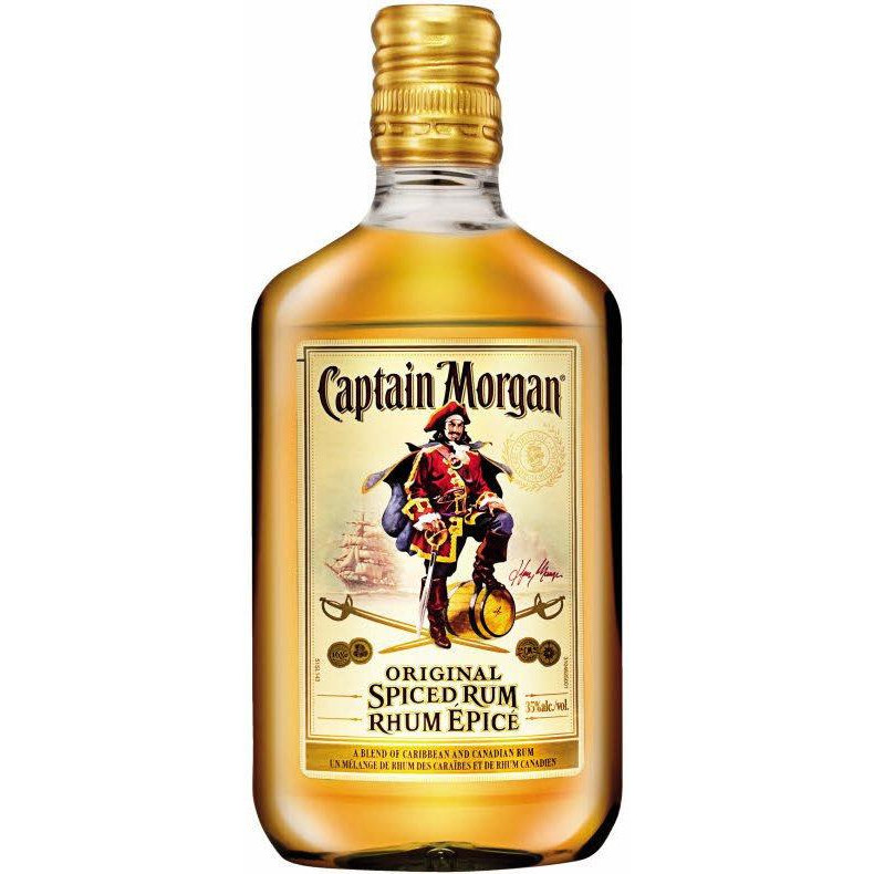Captain Morgan Алкогольний напій на основі Карибського рому  «Spiced Gold» 0.2 л (BDA1RM-RCM020-002) - зображення 1