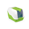 MPS Туалет для котов  Box Netta 54x39x40 см Green (8022967060066) - зображення 1