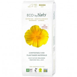 Eco by Naty Одноразові гігієнічні жіночі прокладки  Night, 10 шт в упаковці 176965 7330933176965