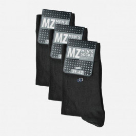 MZ Набір шкарпеток  MS3 Basic 001 коттон 39-42 3 пари Темно-сірий (2100001533571)
