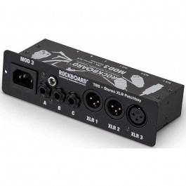   Rockboard MOD 3 V2 All-in-One TRS & XLR Patchbay for Vocalists & Acoustic Players