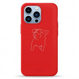 Pump Silicone Minimalistic Case for iPhone 13 Pro Pug With (PMSLMN13PRO-1/233)