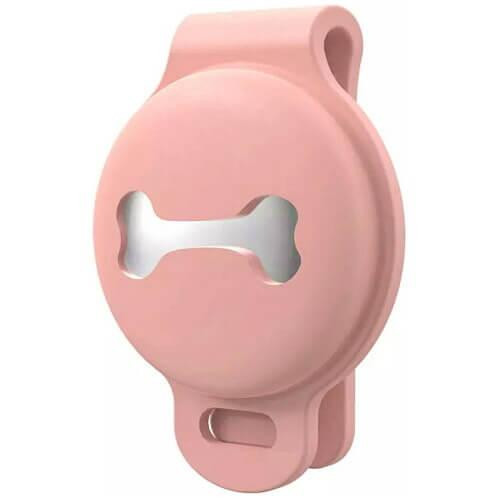 Yosyn Чохол для Apple AirTag на нашийник домашньої тварини  Back Clip AirTag Case Pink (PSP-303-PK) - зображення 1