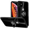 Drobak Magnetic Ring Case with Airbag для Apple iPhone 12 (12 Pro) Black (707017) - зображення 1