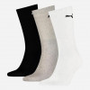 PUMA Набір шкарпеток  Sport Crew Lightweight 90794003 3 пари 35/38 White/Grey/Black (8720245028592) - зображення 1