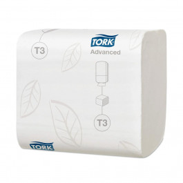 TORK Листовий туалетний папір T3 (Advanced) 242 листи, 2 шари (114271-36)