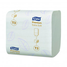 TORK Листовий туалетний папір T3 м'який (Premium) 252 листи, 2 шари (114276-30)