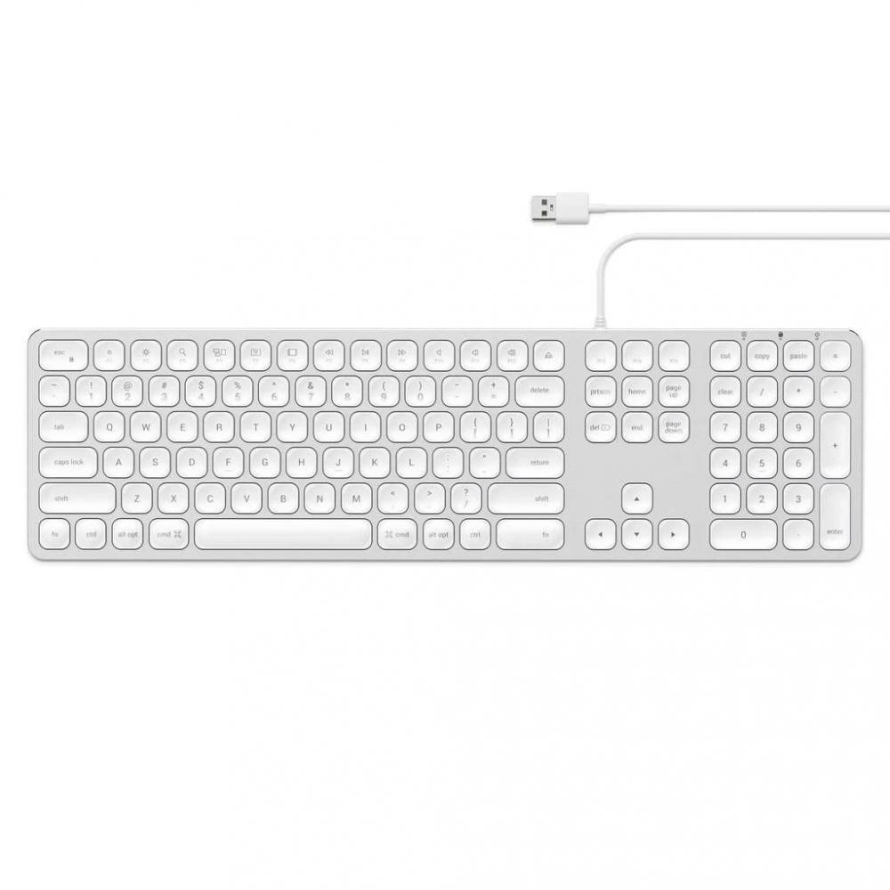 Satechi Aluminum USB Wired Keyboard Silver US (ST-AMWKS) - зображення 1