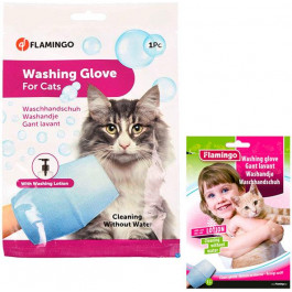 Karlie-Flamingo Миюча рукавиця-серветка для котів  Washing Glove Cat (43347)